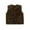Brown, variant on Toddler Fleece Vest Girls Button Down Winter Warm Sherpa Jackets Sleeveless Casual Fall Fuzzy Coat Khaki, 5-6 Years