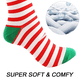 thumbnail image 3 of Calcetines novedosos para mujer - Calcetines navideños hasta la rodilla - Calcetines navideños divertidos, 3 of 5