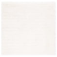 thumbnail image 2 of Safavieh Luxe Paxton Solid Shag Area Rug, Ivory, 4' x 4' Square, 2 of 9
