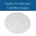 thumbnail image 4 of WinCup White Drink Cup Lid with Drink-Through Straw Slot, Tear-Back Tab, 1000 Ct, 4 of 5