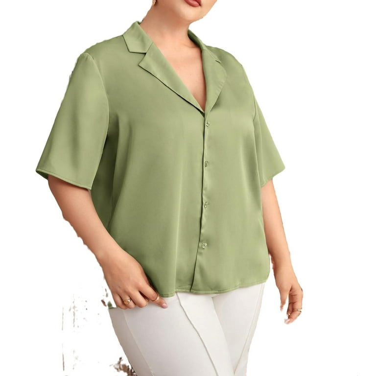 Plus size blouses walmart cheap