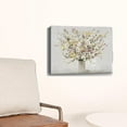 thumbnail image 5 of Small Colorful Wildflowers in a Vase Canvas Wall Art, 5 of 5