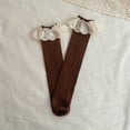 thumbnail image 5 of HS knit mid-calf socks for Kids with lace, high quality knit, 5 of 7