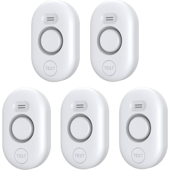 Detectores de fugas de agua METAK WD60, paquete de 5 unidades con alarma de 100 dB
