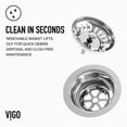 thumbnail image 6 of VIGO Kitchen Sink Strainer in Chrome, 6 of 7