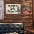 thumbnail image 4 of Cartel de placa de estaño de placa de Metal Retro de pollo Vintage, decoración del hogar, pintura de hierro Tmvgtek Para estrenar, 4 of 9