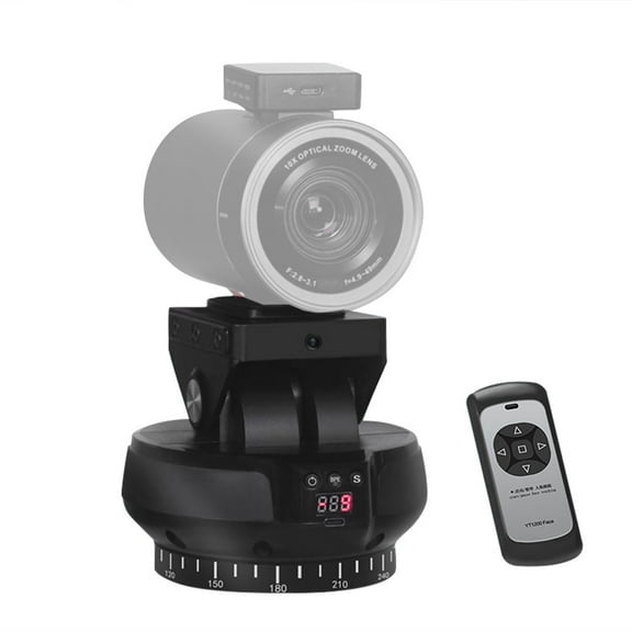 Andoer Ball head,Pan Tilt Head Load 2-axis Camera Video Live Smart Rotation Panoramic Adjustable Speed AI Smart 9 Levels Adjustable Panoramic Head Motorized Pan Tilt Head 2- Panoramic 1k
