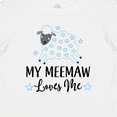 thumbnail image 4 of Inktastic My Meemaw Loves Me Lamb Boys or Girls Baby T-Shirt, 4 of 5