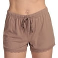 thumbnail image 4 of Just Love Womens Solid Poly Spandex Pajama Short Sets (Earth, X-Large), 4 of 4