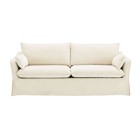 Linen Sofa 82 Product Width - Large - Sized Sofa for Big Rooms
