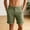 ZA-Army Green shorts men, variant on Shorts for Men Straight leg Cuffed Flat Front Short Pants Solid Color Summer Casual Short Pants with Pockets Blue XL