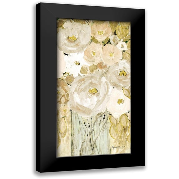 Murdock, Ramona 9x14 Black Modern Framed Museum Art Print Titled - Golden Glitter Vase No. 1