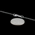 thumbnail image 4 of Sterling Silver Rolo Chain 1.3mm Solid 925 Italian Round Cable Link Necklace 20" Jewelry Female, 4 of 5