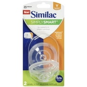 Similac Silicone SimplySmart Y Cut Nipples, 2 Pack