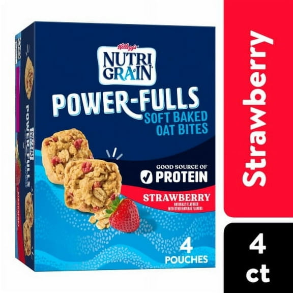 Kellogg's Nutri-Grain Power-Fulls Strawberry Oat Bites