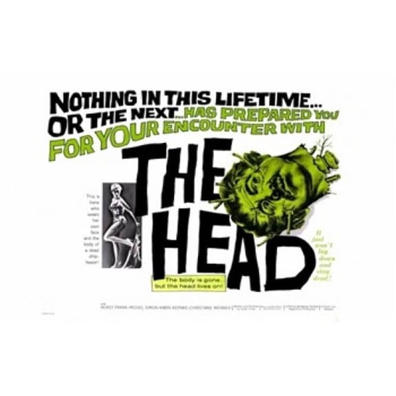 Posterazzi MOV220754 The Head Movie Poster - 17 x 11 in.