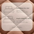 thumbnail image 6 of EVERGRACE Pearl Velvet Quilt King Size Bedding Sets, Luxurious Soft Velvet Comforter Set, Lightweight Box Stitching Oversized Bedspread Coverlet for All Season, with 2 Shams, Terracotta Clay, 6 of 8