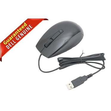 Dell Wired USB 6-Button Laser Mouse, Black, 1 Count