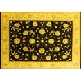 thumbnail image 1 of Ahgly Company Indoor Rectangle Oriental Yellow Industrial Area Rugs, 2' x 3', 1 of 4