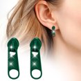 thumbnail image 2 of Uinagy Colorful Zipper Earrings, 2 of 5