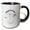 Black/White, variant on 3drose, Happy Snowman, 15oz Mug