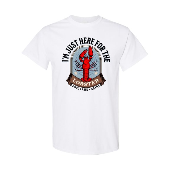 Inktastic Portland Maine Funny Lobster Lover T-Shirt