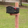 thumbnail image 2 of Mailbox ARCHITECTURAL Patriot de gran capacidad, color negro, 2 of 9