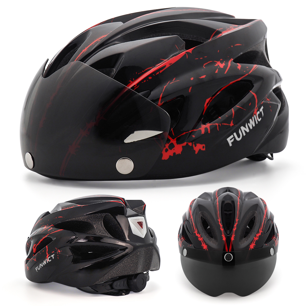 FUNWICT Bicycle Helmet with Rear Light photo 2