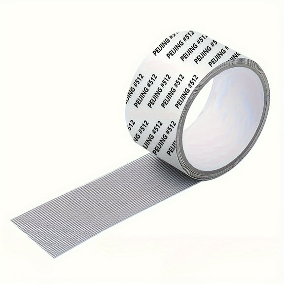 Self-Adhesive Fiberglass Screen Repair Tape – 2M Roll for Quick and Durable Patching of Window Screens, Door Mesh and Patio Nets