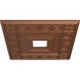 thumbnail image 3 of Ekena Millwork 18"W x 18"H x 3 1/2"ID x 1 1/8"P Eris Ceiling Medallion (Fits Canopies up to 9 7/8"), Hand-Painted Polished Copper, 3 of 5