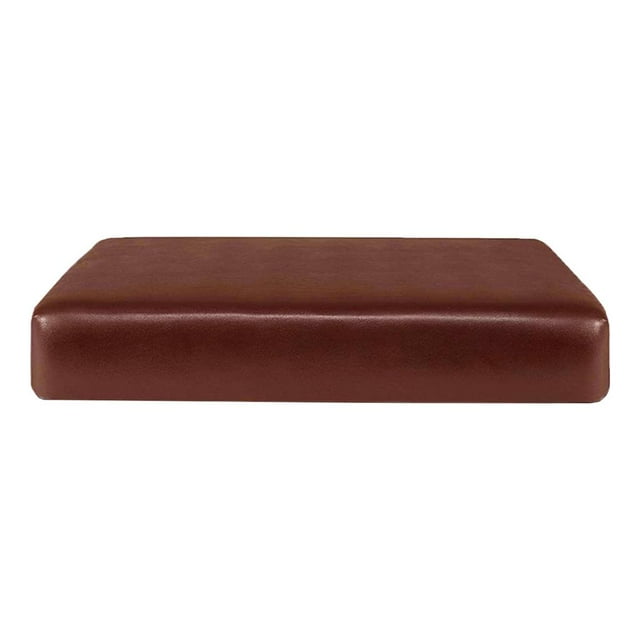 Funda de cojín de cuero sintético impermeable para silla, funda de asiento, sofá de patio, sofá de dos plazas, 2 asientos