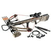Leader Accessories Crossbow Package 150lbs 325fps Archery Equipment Hunting Bow with Quiver and 4pcs of Aluminum Arrow
