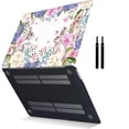 thumbnail image 1 of Hard Shell Case Cover Compatible with MacBook Pro 16 inchs with XDR Display & Touch ID Type C Cable Tie Model: M2 A2780 A2485 M1 (Flowers 163), 1 of 5