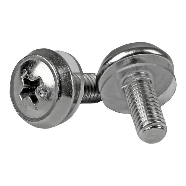 StarTech.com M5 Mounting Screws for Server Racks and Cabinets - 50 Pack - Screw kit (pack of 50) - CABSCREWS - Screw kit (pack of 50) - for P/N: RACK-18U-20-WALL-OA, RACK-21U-20-WALL-OA, RACK-24U-20-WALL-OA, SHELF-2U-20-CENTER-V