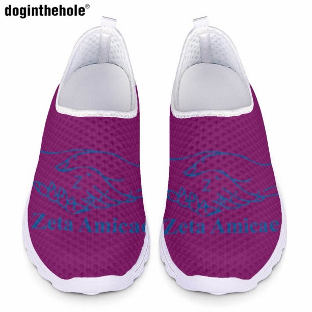 Zapatos planos casuales Doginthehole para mujer, nuevas zapatillas Zeta Amicae, zapatos de enfermería ligeros y transpirables de malla de verano de Friends of Zeta