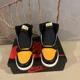 thumbnail image 4 of Size 5.5 - Jo r-dan 1 Retro OG High Yellow Toe, 4 of 6