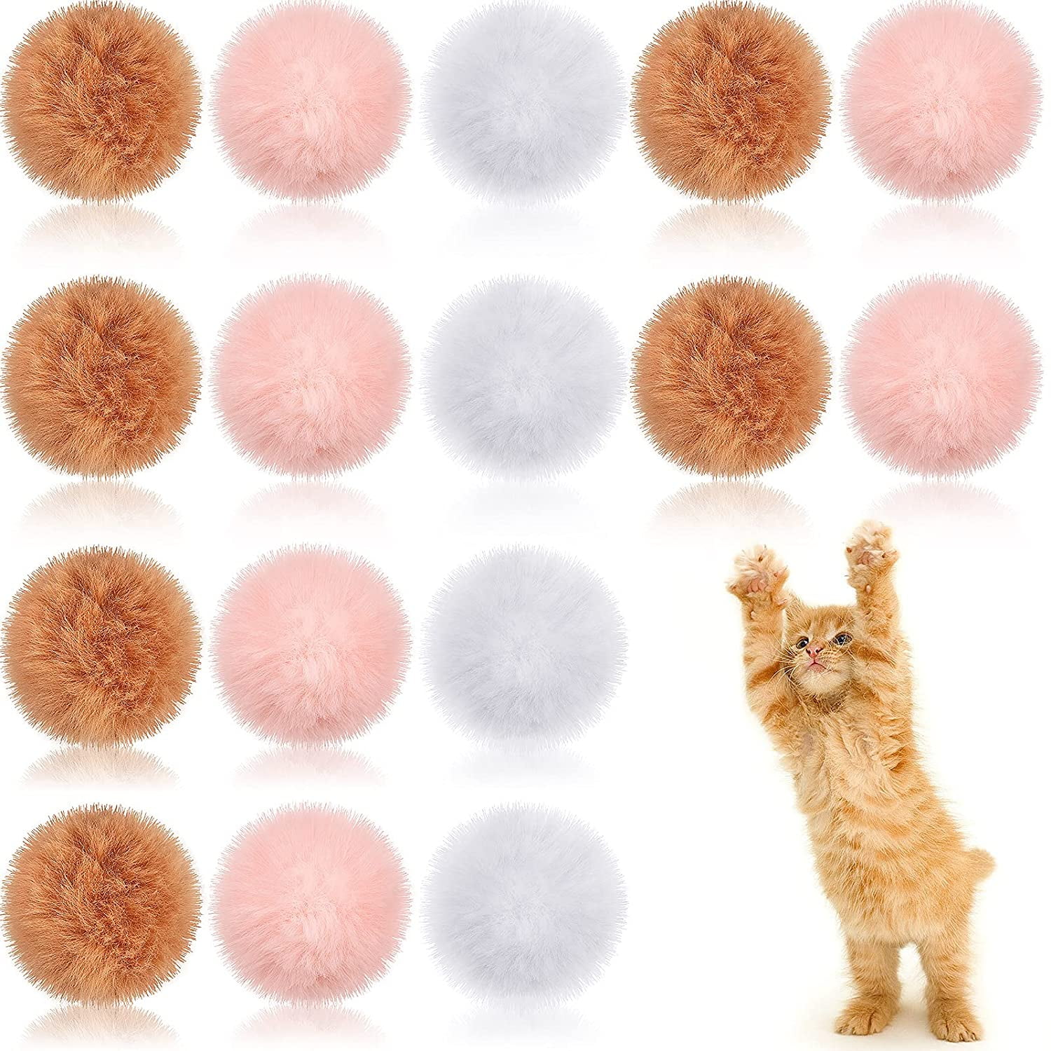 Furry cat balls hotsell