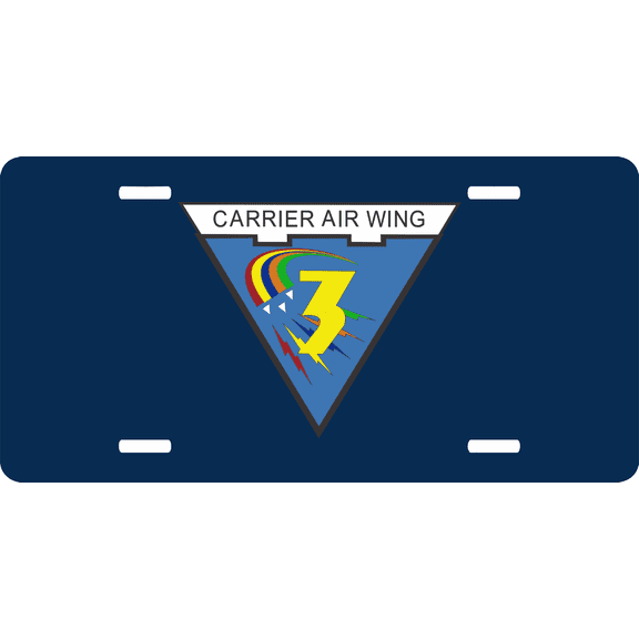 Carrier Air Wing 3 License Plate