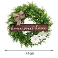 thumbnail image 1 of Moyic navideña de apariencia realista para puerta, segura y delicada, para colgar en la pared, puerta Flores artificiales Escribe un, 1 of 5