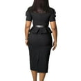 thumbnail image 2 of Dress for Women Bodycon Sexy Ruffled Workwear Dresses Club Party Night Dresses, 2 of 5