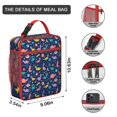 thumbnail image 3 of Dino Insulated Lunch Bag Box Teen Reusable Lunch Tote Bag Fit Most Bento Boxes Portable Lunch Bag School Beach, 3 of 6