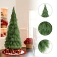 thumbnail image 2 of LuxenHome 6Ft Holiday Artificial Pampas Grass Tree in Green, 2 of 8