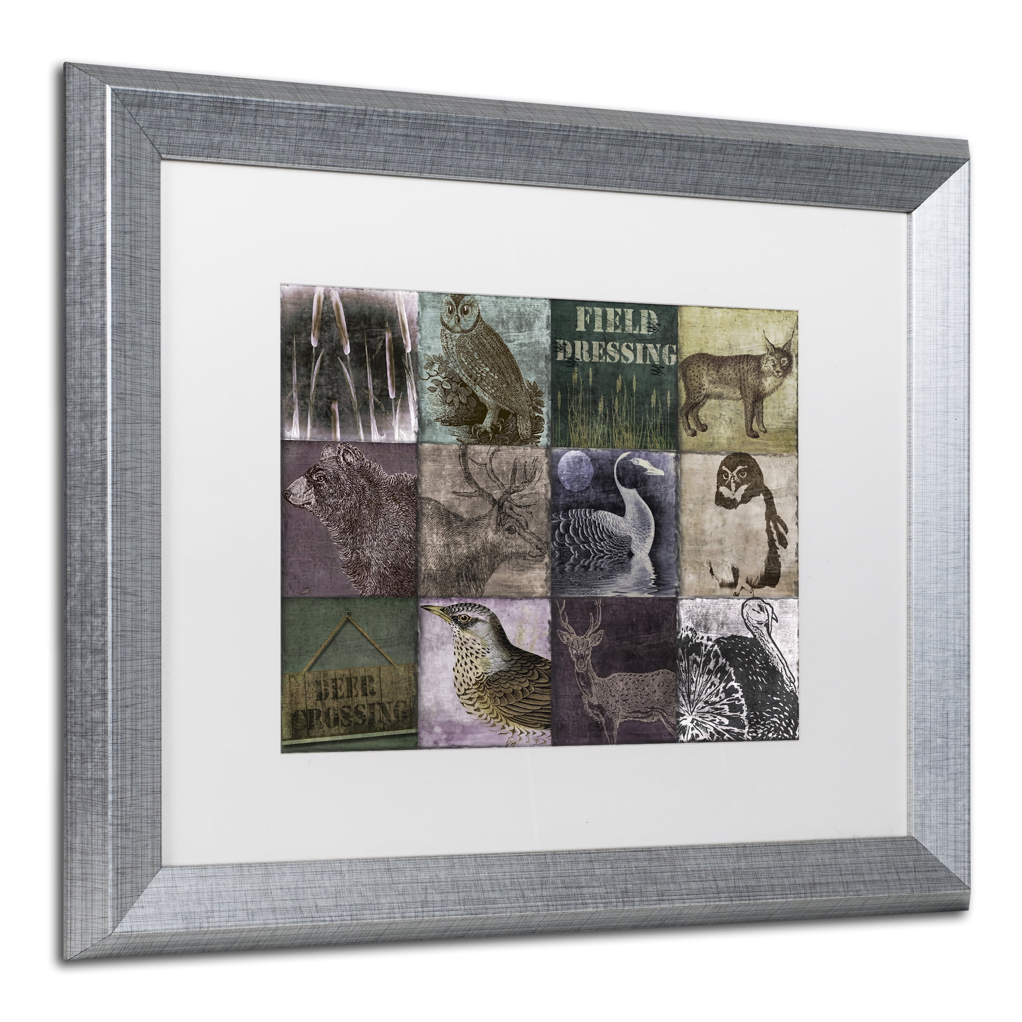 Trademark Fine Art 'Hunting Season VI' Silver Framed Art by Color Bakery