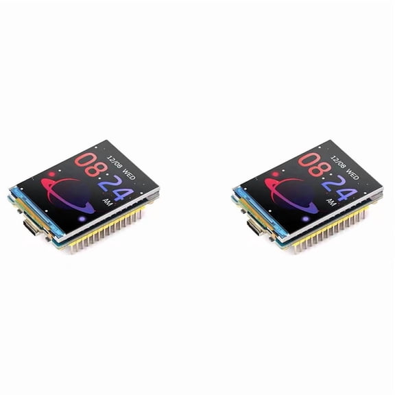 2pc 2Inch ESP32-S3 IPS Capacitive Touchscreen Development Board 240x320 LCD Display 262k Color Support WiFi &Bluetooth A,2 x LCD Display Board