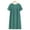 1274#Khaki, variant on Clearance Women's Cotton Nightgown Sleepwear Short Sleeves Nightshirt Casual Print Sleepdress Loose Comfy Pajama