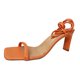 thumbnail image 2 of Sandalias de tacón alto con correa cruzada y punta cuadrada para mujer de verano Wmkox8yii shjk5214, 2 of 4