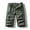 Army Green, variant on Men Shorts Cargo Work Shorts for Men Multi Pockets Zipper Button Shorts Solid Color Casual Comfy Loose Fit Training Running Workwear Pants Black M