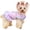 Light Purple, variant on Dog Clothes for Small Dogs Yorkie Chihuahua , Cute Puppy Doggie Dress Pet Floral Shirt Tutu Skirt Apparel Outfit,Dark Puple M