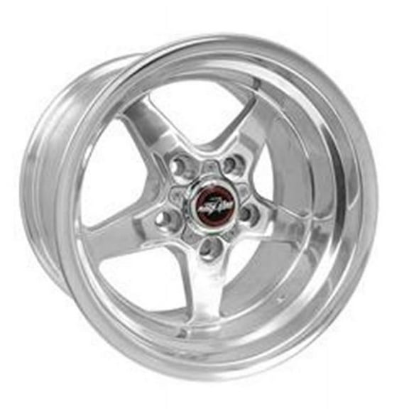 Race Star 92-510540DP 15 x 10, 5 x 135 BC 5.25 BS 92 Drag Star Direct Drill Polished Wheel