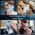 thumbnail image 4 of for iPhone 13 Pro Max Case [Compatible with Magsafe], Translucent Matte Back Anti-Scratch Full Body Protective Cover Shockproof Phone Case for iPhone 13 Pro Max 6.7", Light Blue, 4 of 8
